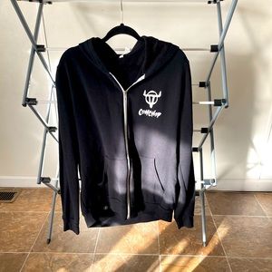 Cow Chow Zip Up Hoodie